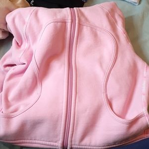 Light pink scuba hoodie lululemon